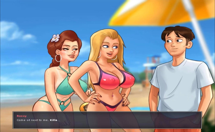 Hentai World: Summertime saga - sex on beach