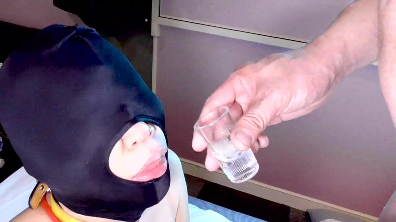hiro_mayu_couple_jp: N.42 Maschera Completa per La Testa Bondage Con Corda E...