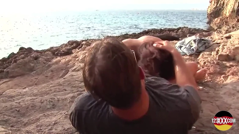 123XXX - Fucked Amateurs in Germany!: Kinky Redhead Sucking and Fucking by the Sea