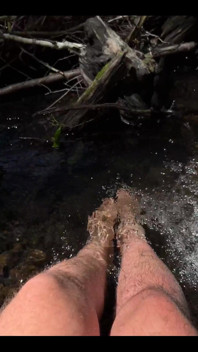 Rushing Water Against My Hirsute Legs