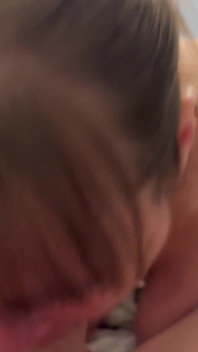 Mature Amateur Sucking the Cum Out of Her Friends Cock and Swallowing!
