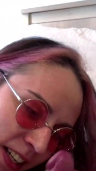 Tiny Dick Gets Sucked and Fucked by a Busty Babe