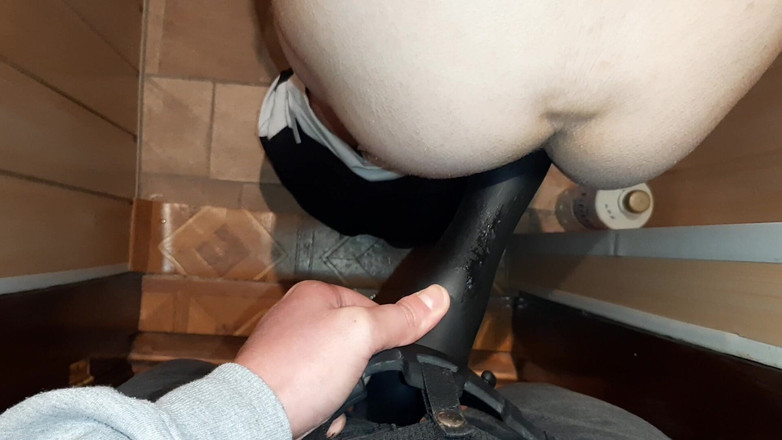 Lesbian-illusion: Ho scopato la mia moglie snella senza atteso che usciva...