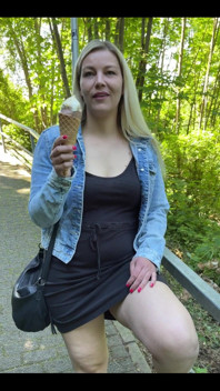 How Most Ladies Eat Ice Cream in Front of the Camera Vs. How I Do It in Front of the Camera