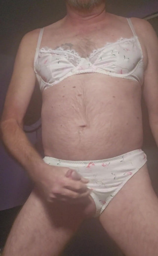 Fantasies in Lingerie: Zkoušení nové podprsenky a kalhotek.