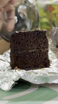 Um delicioso bolo de aniversário