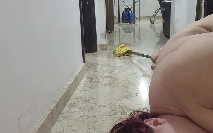 CoolMarina: Hot Mature Frolics on the Floor Like a Bitch Fucking...