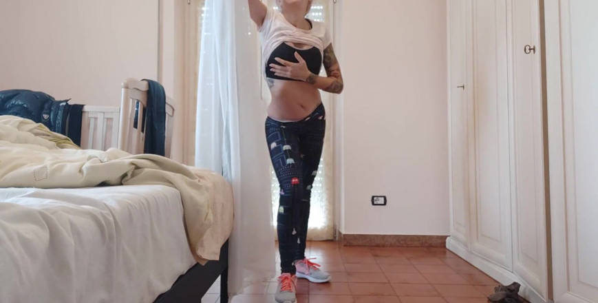 savannahamatoriale: Zpocená a spokojená! Tady je moje tělocvična