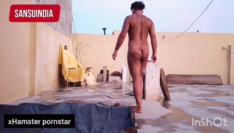 Sansuindia: Indický 18+ chlap, nahý šukání na silnici
