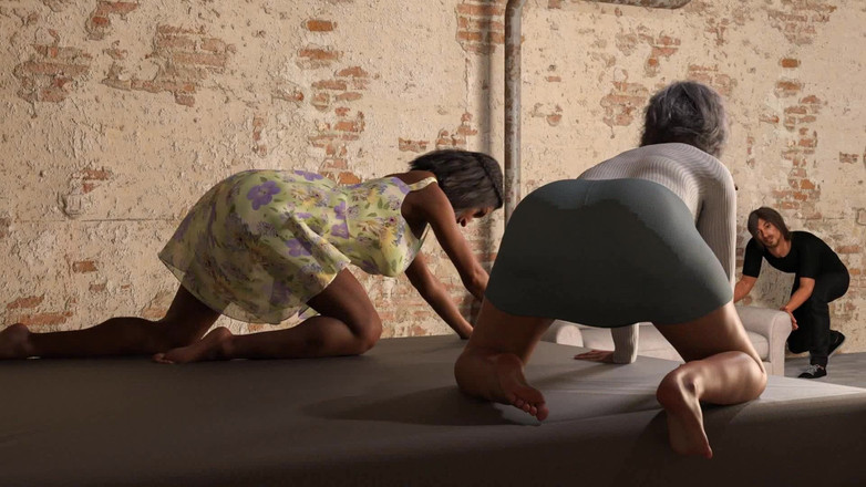 Dirty GamesXxX: In deinen schuhen: ein typ und zwei schönheiten auf dem...