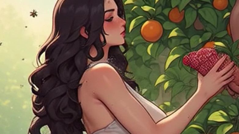 Aiwaifuloops: Waifu garden lady, vidéo complète en POV - culotte à côté de...