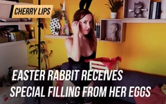 Easter rabbit receives special filling from her eggs