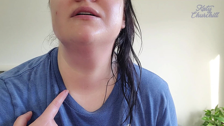 Katy Churchill: Super sudato dopo la palestra