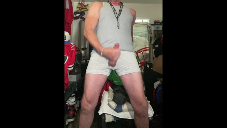 JockDad87: Jockdad87 Is Geil in Grijs Ondergoed