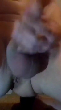 Stroking My Rock Solid Thick Chickcock in Socks; Close-up