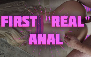 Kali Grace: Erster echter analfick von kali graces amateur-arsch