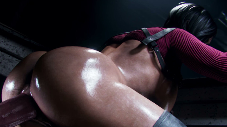 Ultimate Toys 3D: Ada Wong Extreme Big Dildo Fuck Machine Anal Fuck with...
