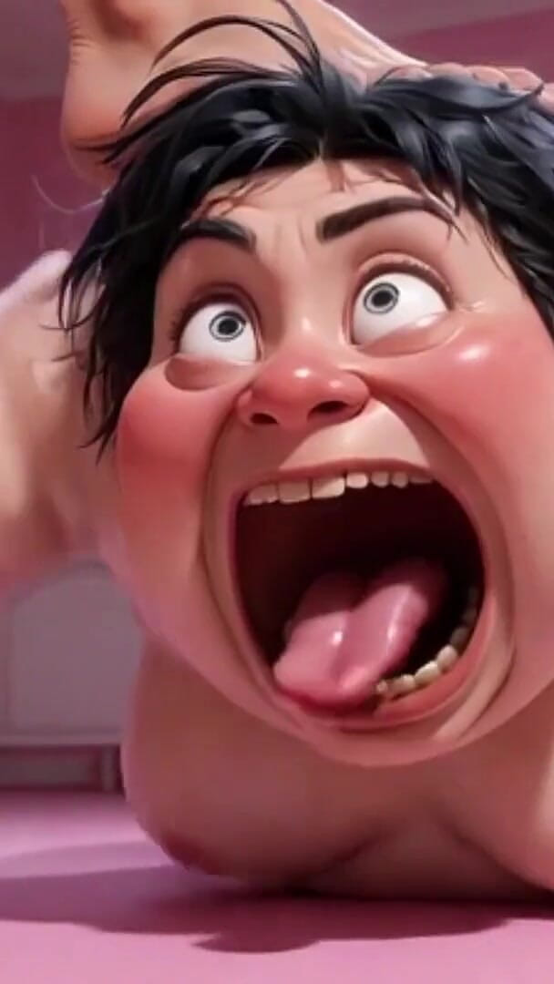 Anime Hentai: moti badsoorat mahila ko apmaanit kiya gaya - sundar larki ko...