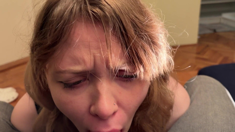Spacenintenda: Ahegao POV Blowjob in 4K - Kneeling, Dirty Talk, Eye-crossing Part 2