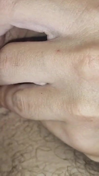 A Big Cock in a Twink's Ass, Filled with Hot Cum All the Way to the Balls