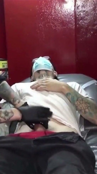Horny Sluts Wanted a Threesome Instead of a Tattoo!