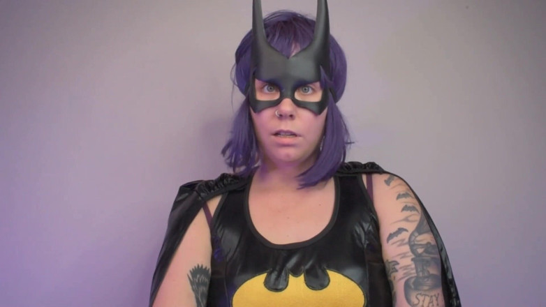 Deanna deadly: Batgirl must suck POV villian to save the city