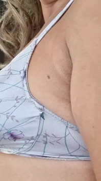 Sexy Vs Satin Bra, Bullet Tits, Pointy Boobs, Caressing Boobs