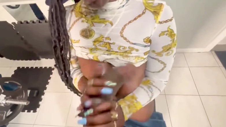 Black Monstercock Force: Nati grossi e rotondi d'ebano che oscillano su una BBC