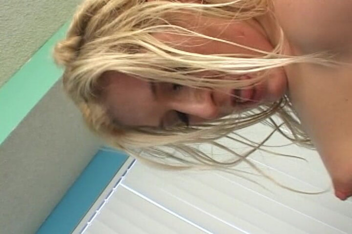 Vintage Life: This Blonde Slut Love Taking It in Her Asshole