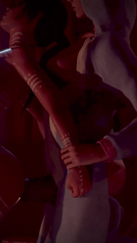 Halloween. the Futanari Night Ended with Rough Sex Involving a Huge Penis.