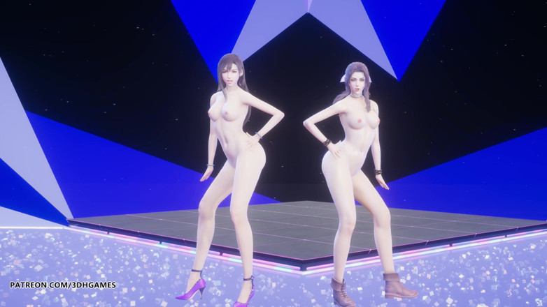 3D-Hentai Games: [MMD] TAEYEON - INVU Aerith Tifa Lockhart nhảy khỏa thân nóng...