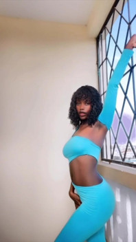 Sexy Natural Kenyan Ebony Babe Short Clip Just for You #01