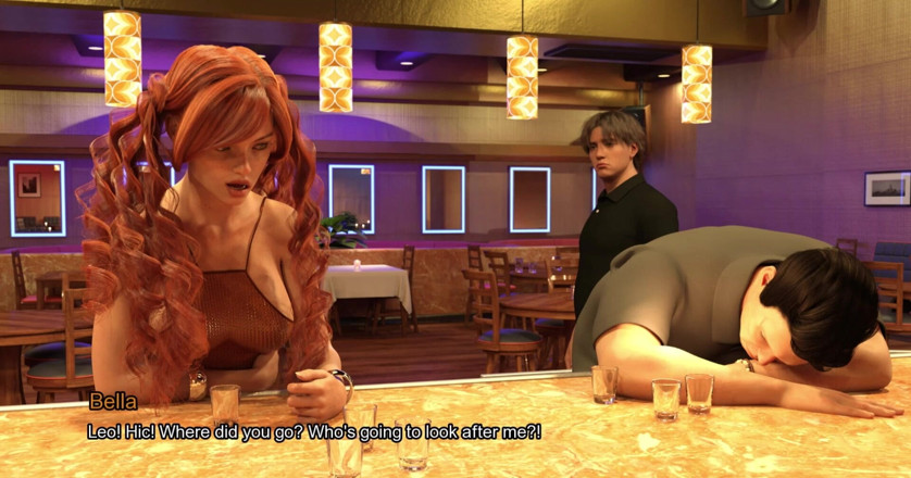 3D Cartoon Porn: Як втратити невинність 6 - Лео розважається зі своєю зведеною сестрою в її ліжку і кінчає в її рот