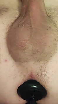 Orgasmo e dilatador anal inflable para mi marido travieso