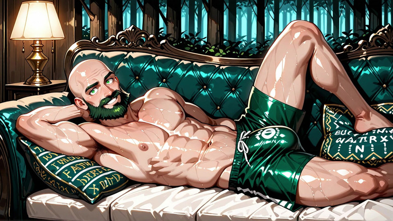Erotic Man: Ai Porn Si Pria Botak Seksi