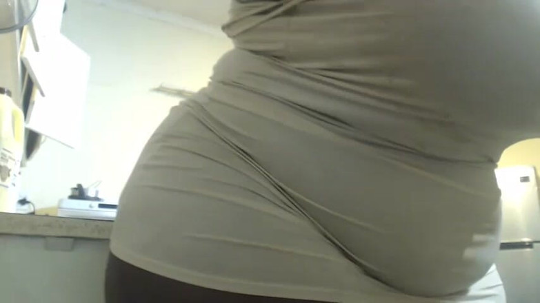 Legendary Booty Overdose: Rondborstige bbw pronkt met haar gigantische lichaam