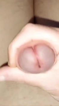 Young Man Masturbating and Moans Loud, Dick Explode. Closeup Cumshot - Xstepmommyx