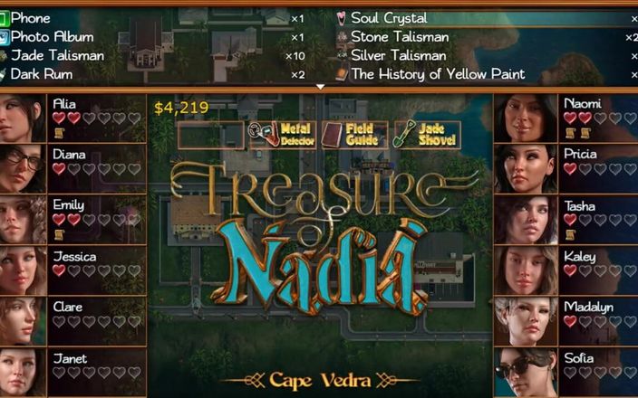 LoveSkySan69: Treasure of nadia v16012 detección en naomi parte 24 gameplay por...