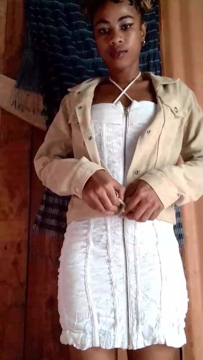 Fleshlab straight: Black Teen Babe Stip for You