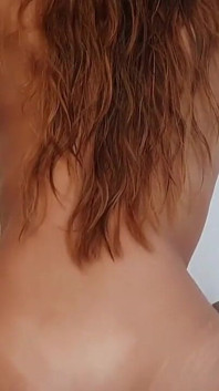 My lovely blindfold striptease