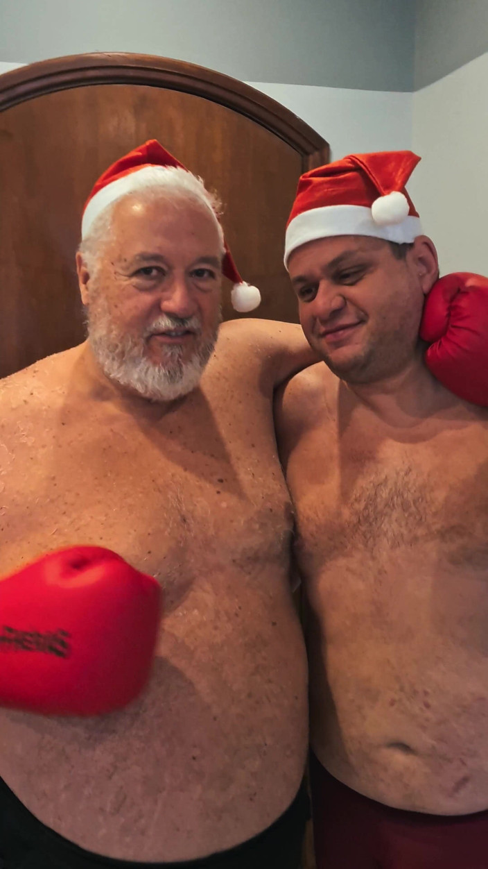 Punchbagplz: Santa Boxer: POV Christmas Beatdown