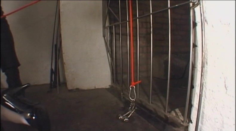 Absolute BDSM films - The original: Big boobs blonde hanging out humiliating pussy electro shock