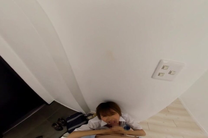 EAGLE-VR: A Runaway Girl with Beautiful Big Breasts, Fucked Right at...