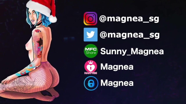 Magnea: Azgın ren geyiği Rudolph dildoya biniyor