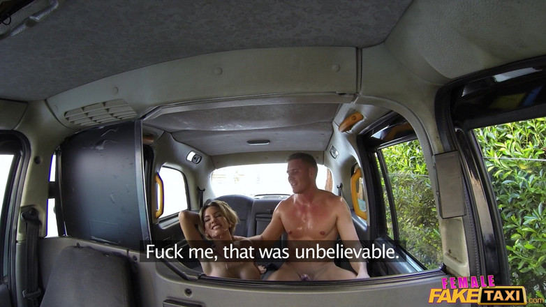 Female Fake Taxi: Female Fake Taxi - Blonde Blonde Cab Driver Gives a Hot...