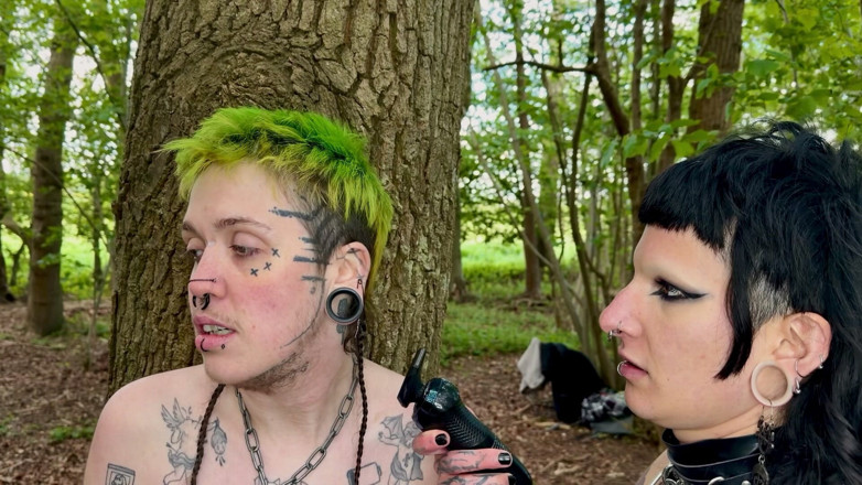 punkgoblin: T4t Forest Hair Cutting &amp; Piss Reward