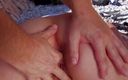 German Amateur: Tonårig sötnos får henne som knullad på stranden