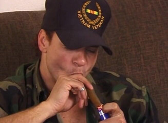 Bareback TV: Marines smoking and fucking