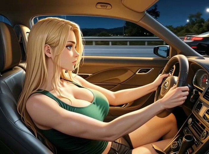 Janekats: Busty Blond Was Stopped by Officer and What She Gonna...