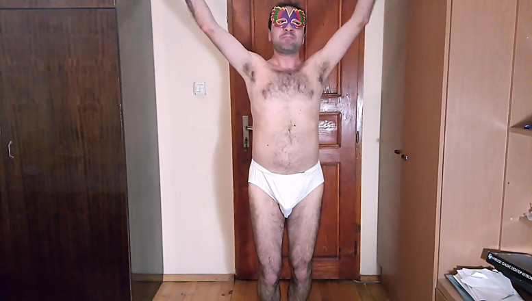 Earl Smile: Gymnastics and then undressing and naked